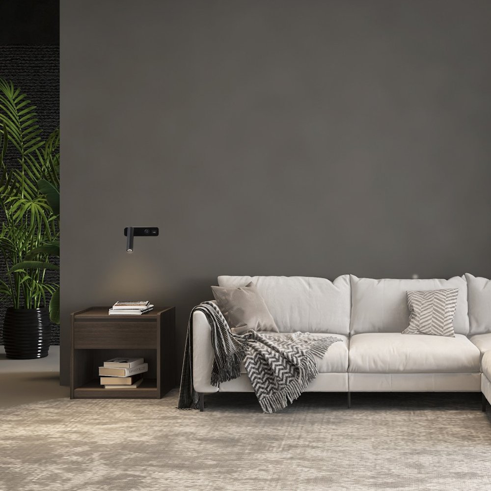 IMMAX GOAL designové nástěnné LED svítidlo, vypínač, USB, 3W, černé