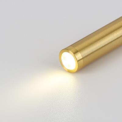 IMMAX GOAL designové nástěnné LED svítidlo, vypínač, USB, 3W, bílo-zlaté