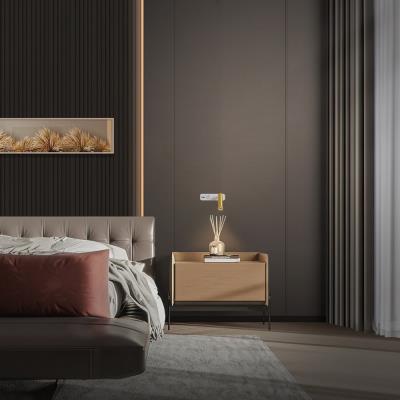 IMMAX GOAL designové nástěnné LED svítidlo, vypínač, USB, 3W, bílo-zlaté