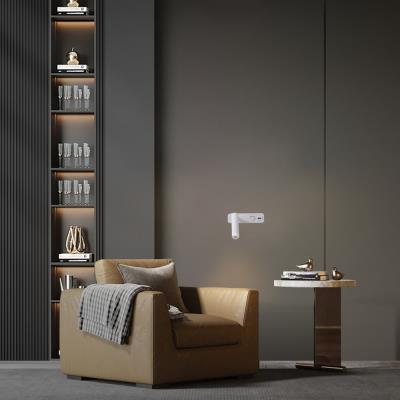 IMMAX GOAL designové nástěnné LED svítidlo, vypínač, USB, 3W, bílé