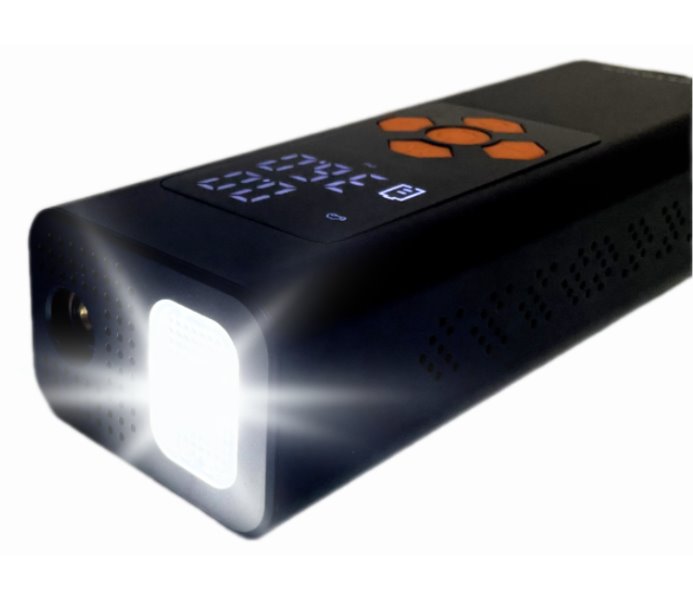 BLUETOUCH přenosný multifunkční kompresor BT16 s powerbank 6000mAh, 5 režimů huštění - auto, moto, kolo, míč a uni režim