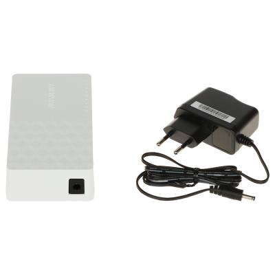 HIKVISION switch DS-3E0108D-O/ 8x port/ 10/100 Mbps RJ45 ports/ 1.6 Gbps/ napájení 5 VDC, 0.6 A