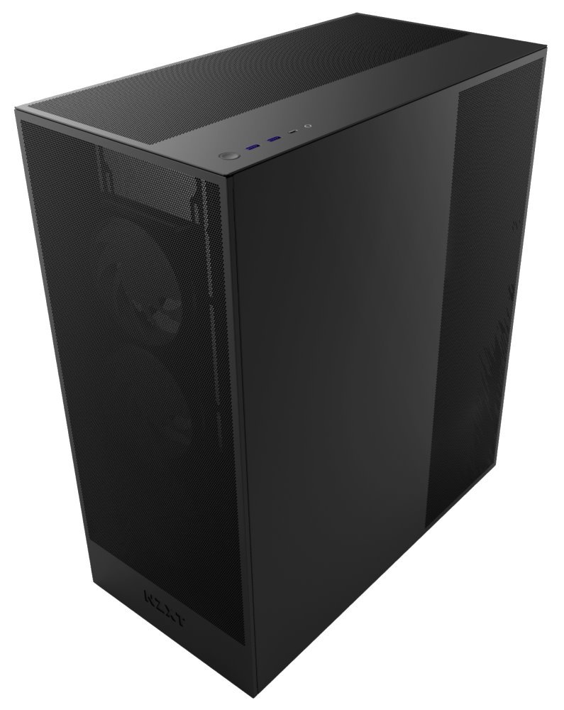 POŠKOZENÝ OBAL - NZXT skříň H7 Flow RGB edition / ATX / 1x360mm RGB core fan/ USB-C / 2x USB / proskl. bočnice / mesh panel / ...