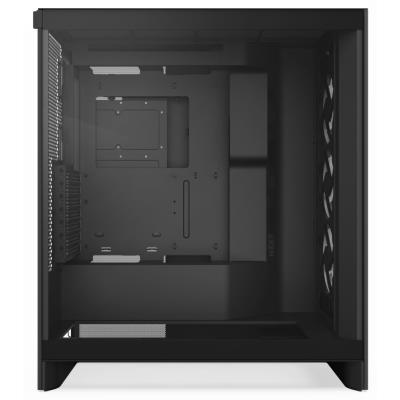 POŠKOZENÝ OBAL - NZXT skříň H7 Flow RGB edition / ATX / 1x360mm RGB core fan/ USB-C / 2x USB / proskl. bočnice / mesh panel / ...