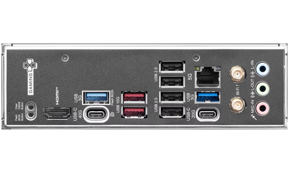 MSI X870 GAMING PLUS WIFI / AMD X870 / AM5 / 4x DDR5 / 3x M.2 / HDMI / USB-C / WiFi / ATX