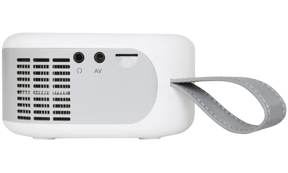 STRONG projektor N1/ LCD/ HD (1280x720)/ 120 ANSI lm/ USB 2.0/ HDMI/ microSD/ Repro/ bílo-šedý