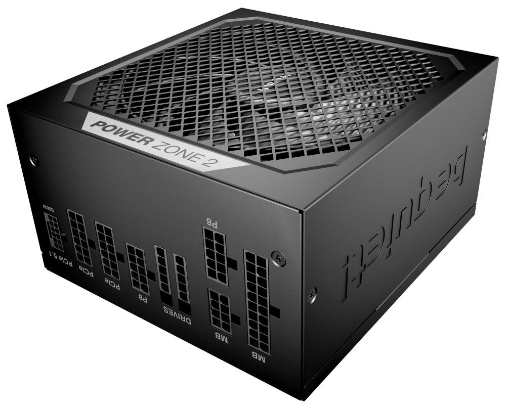 Be quiet! / zdroj POWER ZONE 2 850W / ATX 3.1 / 140mm fan / částečně pasivní / 80 PLUS Platinum