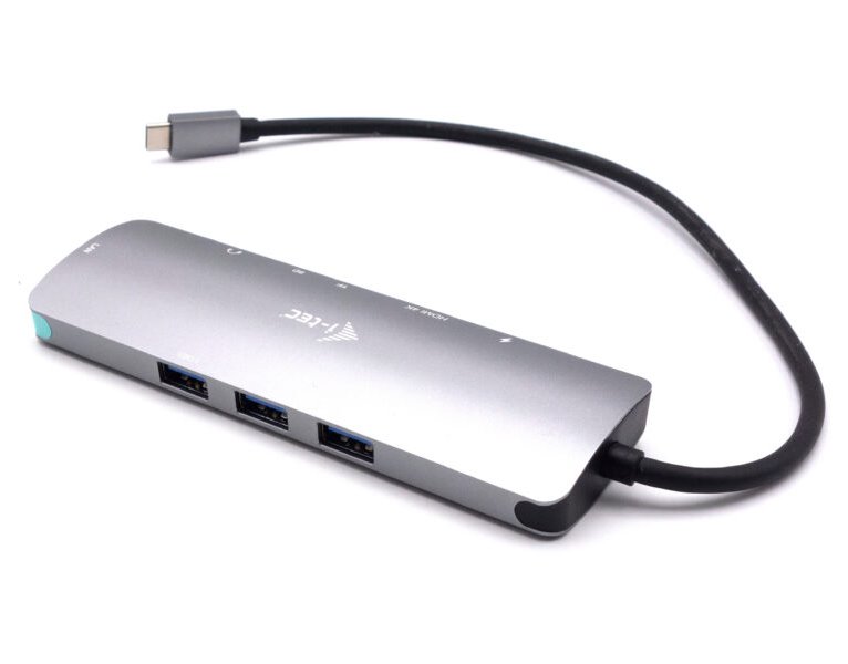 i-tec dokovací stanice USB-C Metal Nano 4K HDMI LAN, Power Delivery 100 W + nabíječka 100W