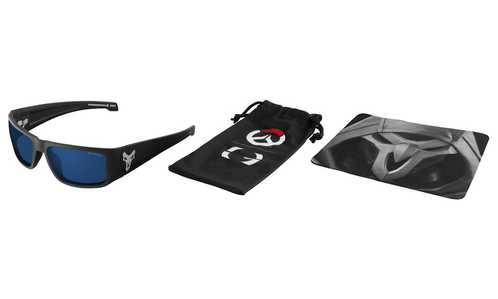 GUNNAR kancelářske/herní brýle OVERWATCH REAPER/Black ash  * sluneční  skla  * BLF 90 * Neutral focus