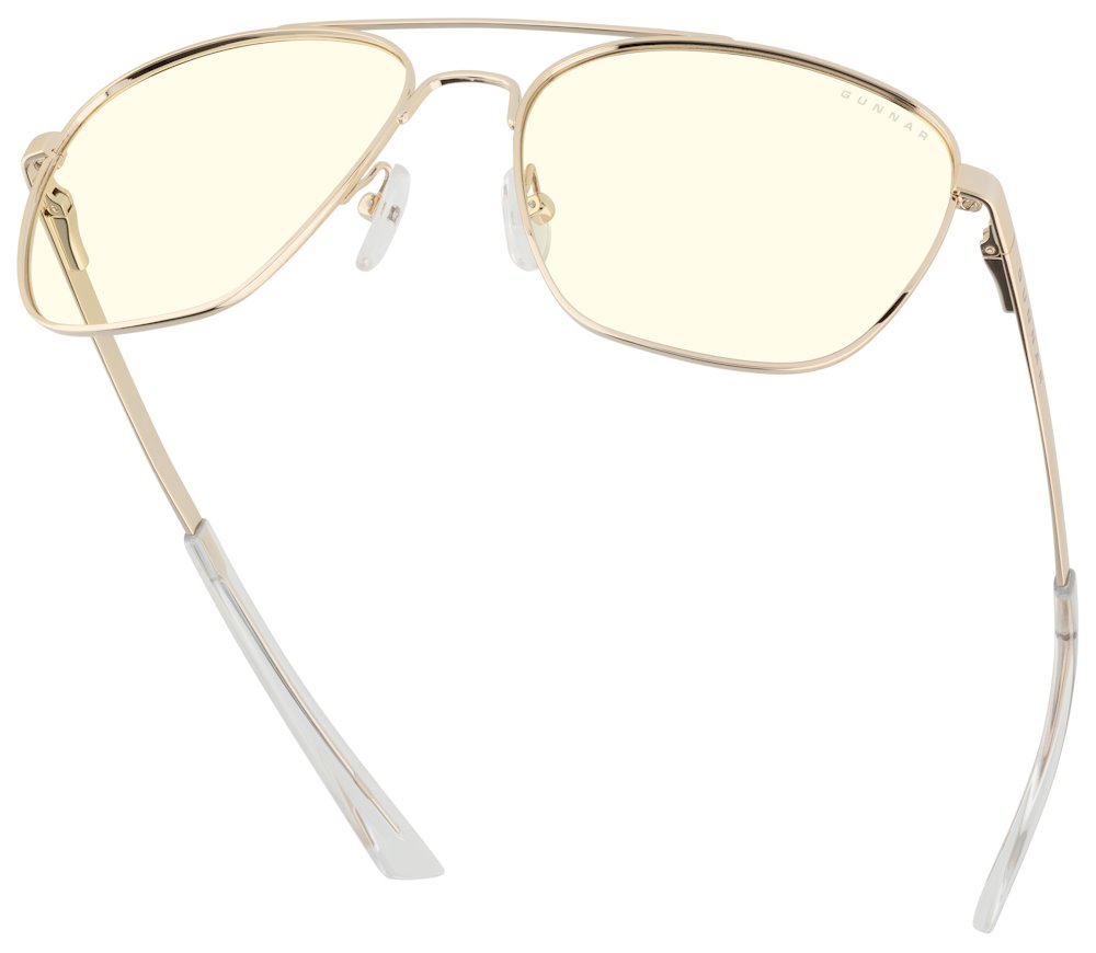 GUNNAR kancelářske/herní brýle  MUSTANG GOLD čirá skla BLF 35 GUNNAR focus