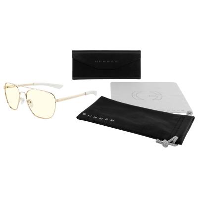 GUNNAR kancelářske/herní brýle  MUSTANG GOLD čirá skla BLF 35 GUNNAR focus