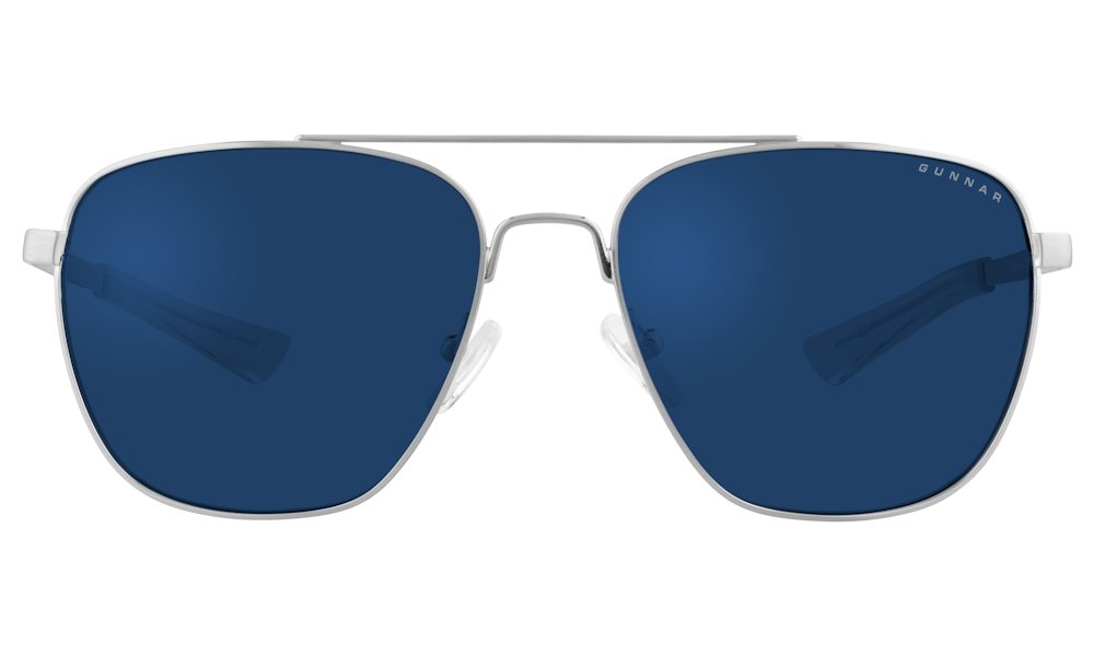 GUNNAR kancelářske/herní brýle  MUSTANG CHROME sluneční skla NEUTRAL BLF 90 Natural focus