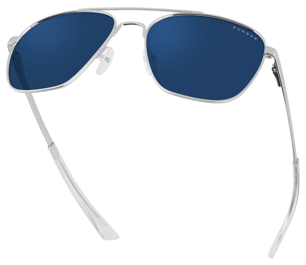 GUNNAR kancelářske/herní brýle  MUSTANG CHROME sluneční skla NEUTRAL BLF 90 Natural focus