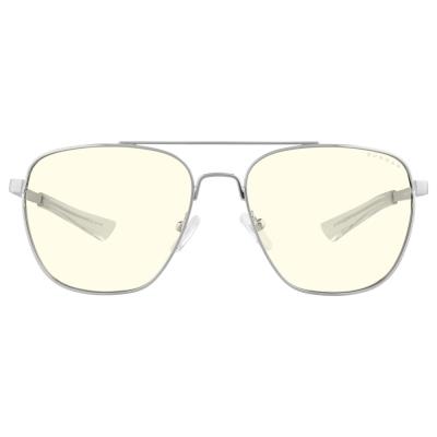 GUNNAR kancelářske/herní brýle  MUSTANG CHROME čirá skla BLF 35 GUNNAR focus