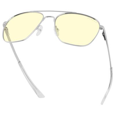 GUNNAR kancelářske/herní brýle  MUSTANG CHROME jantarová skla  BLF 65 GUNNAR focus