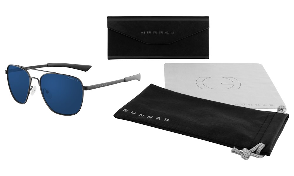 GUNNAR kancelářske/herní brýle  MUSTANG ONYX sluneční skla NEUTRAL BLF 90 Natural focus