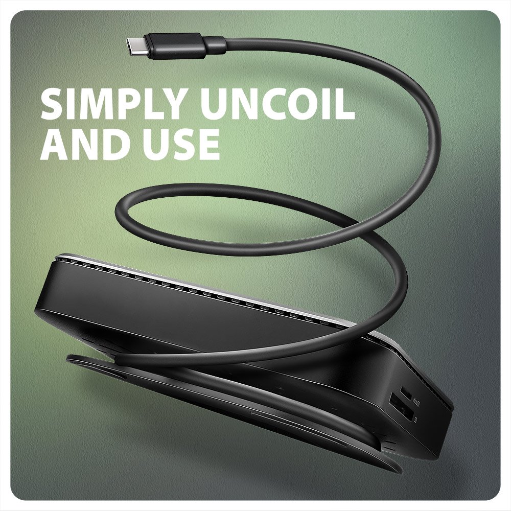 AXAGON multi USB-C hub 9in1 UFO / HMC-UFO / PD 100W / 1xNVME slot / 1xUSB-C / 2xUSB-A / HDMI / RJ-45 / SD/MicroSD / 65cm