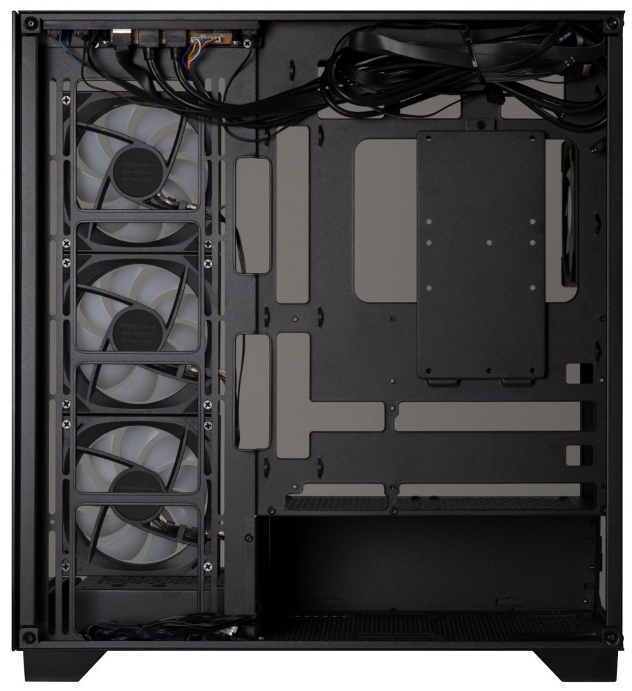 BitFenix skříň CETO / ATX / 4x 120mm ARGB fan / 2x USB 3.0 / USB-C / tvrzené sklo / černá