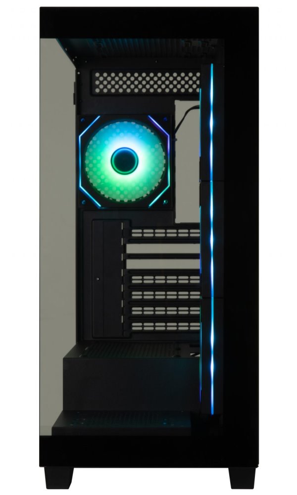 BitFenix skříň CETO / ATX / 4x 120mm ARGB fan / 2x USB 3.0 / USB-C / tvrzené sklo / černá