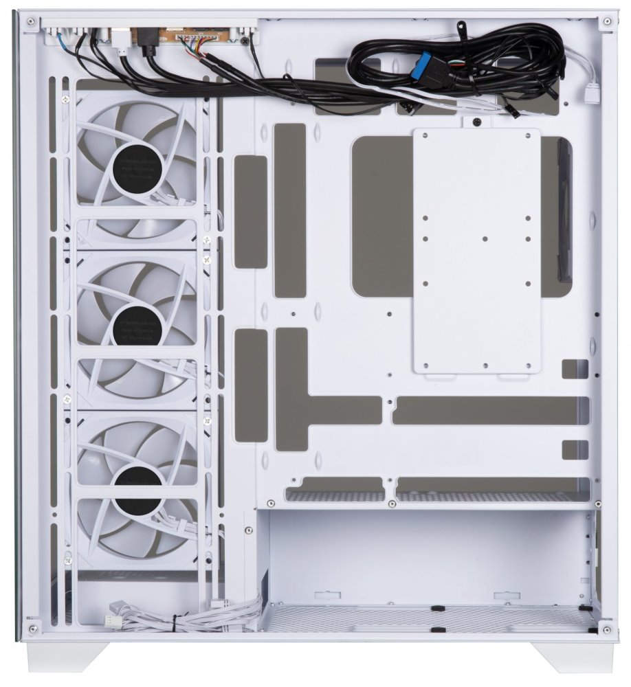 BitFenix skříň CETO / ATX / 4x 120mm ARGB fan / 2x USB 3.0 / USB-C / tvrzené sklo / bílá