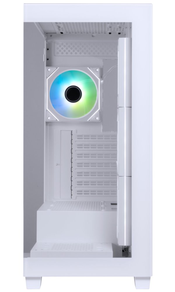 BitFenix skříň CETO / ATX / 4x 120mm ARGB fan / 2x USB 3.0 / USB-C / tvrzené sklo / bílá