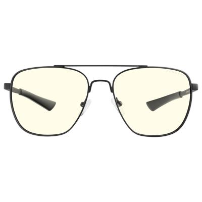 GUNNAR kancelářske/herní brýle  MUSTANG ONYX čirá skla BLF 35 GUNNAR focus