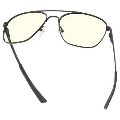 GUNNAR kancelářske/herní brýle  MUSTANG ONYX čirá skla BLF 35 GUNNAR focus