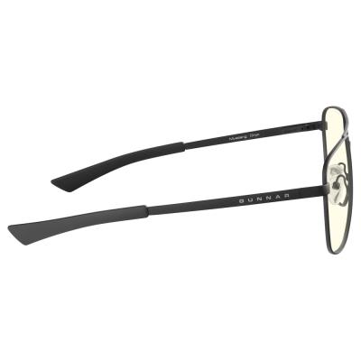 GUNNAR kancelářske/herní brýle  MUSTANG ONYX čirá skla BLF 35 GUNNAR focus