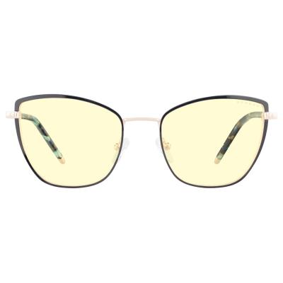 GUNNAR kancelářske/herní brýle  ERIKA INDIGO/GOLD jantarová skla BLF 65 GUNNAR focus