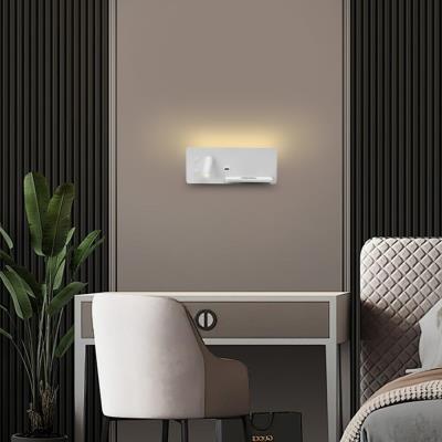 IMMAX LED Be PREPARE 4v1, bodové svítidlo s Qi nabíjením, USB, bílé, varianta pravá