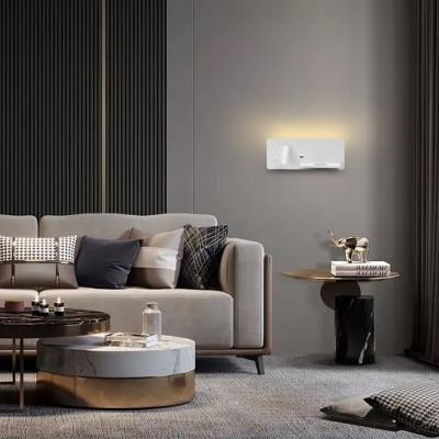 IMMAX LED Be PREPARE 4v1, bodové svítidlo s Qi nabíjením, USB, bílé, varianta pravá