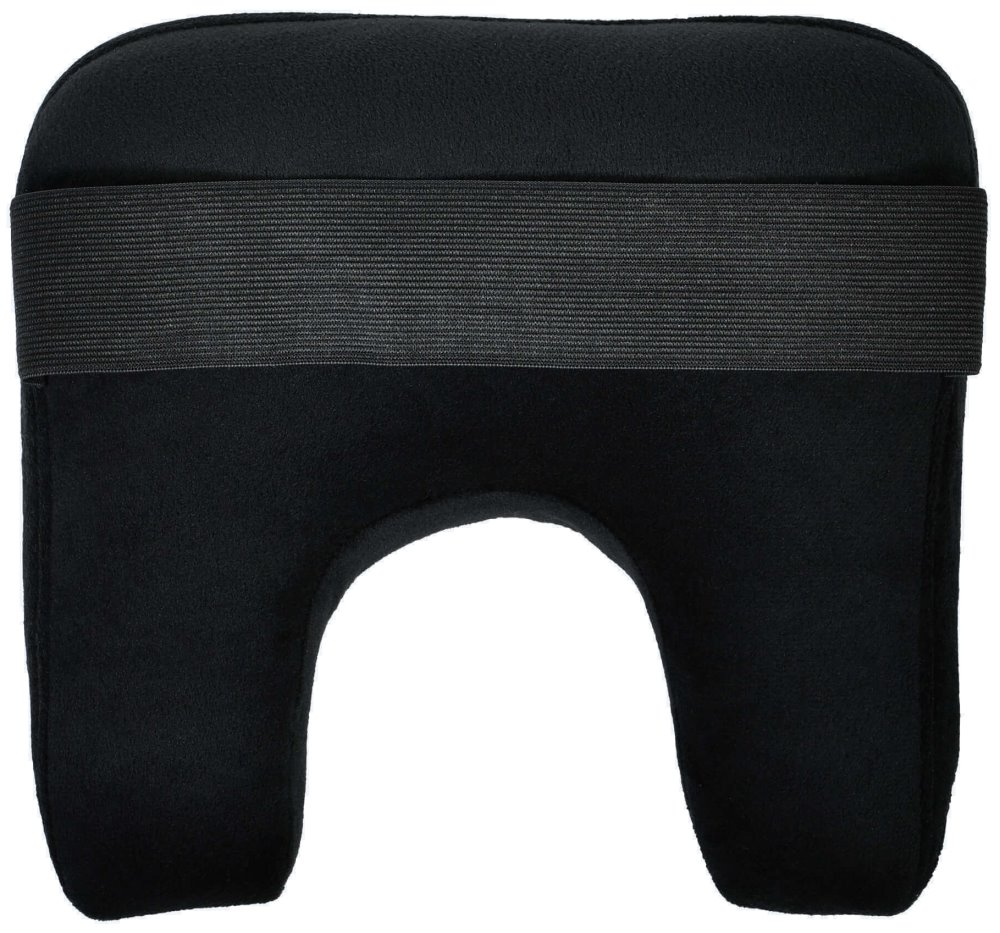 AROZZI Neck Pillow Velvet Black/ ergonomický polštář pod hlavu a krk/ sametově černý