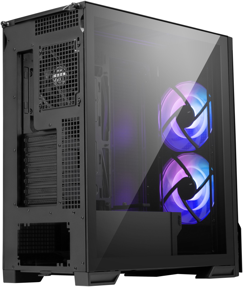 MSI skříň MPG VELOX 300R AIRFLOW PZ/ bez zdroje/ temperované sklo/ 2x 160mm fan/ 1x 120mm fan/ 2x USB/ 1x USB-C/ černá