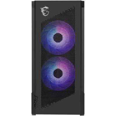 MSI skříň MPG VELOX 300R AIRFLOW PZ/ bez zdroje/ temperované sklo/ 2x 160mm fan/ 1x 120mm fan/ 2x USB/ 1x USB-C/ černá