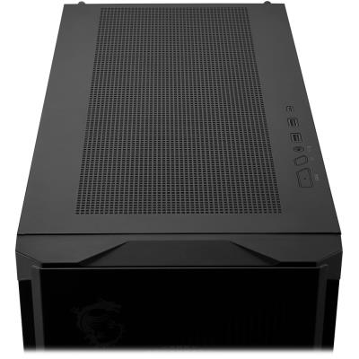 MSI skříň MPG VELOX 300R AIRFLOW PZ/ bez zdroje/ temperované sklo/ 2x 160mm fan/ 1x 120mm fan/ 2x USB/ 1x USB-C/ černá