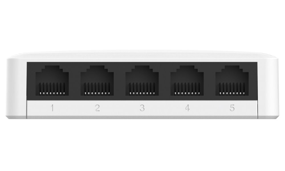 Imou by Dahua switch SG105C-V2/ 5x Gigabit port/ 10/100/1000 Mbps RJ45 ports/ 10 Gbps/ napájení DC5V1A/ černý