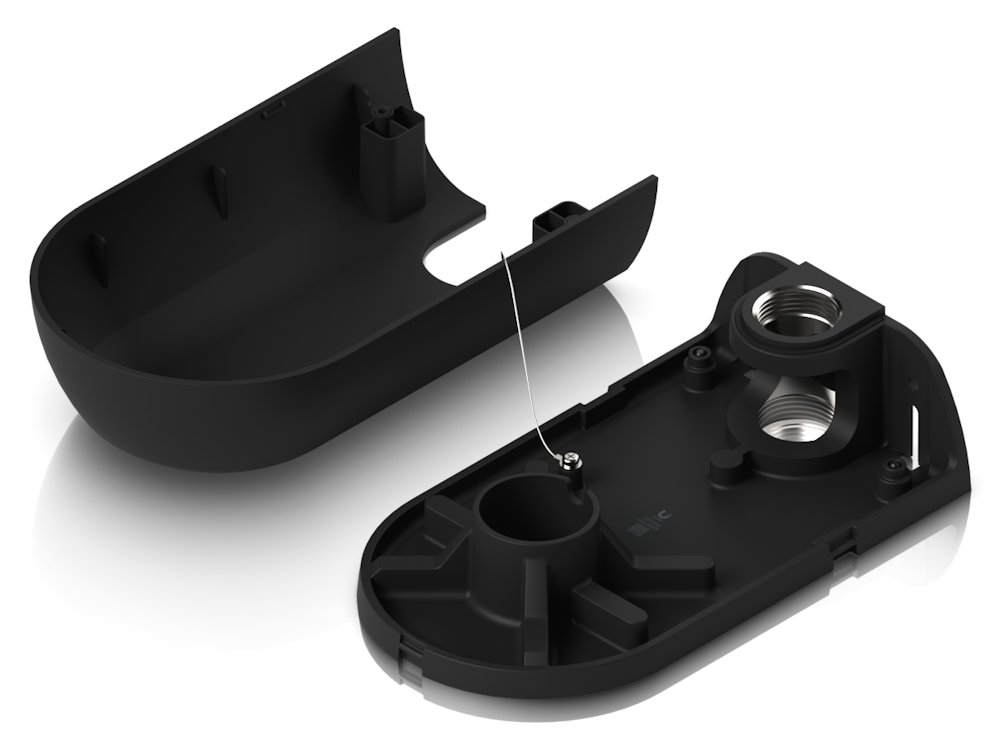 Ubiquiti UniFi Camera Arm Mount B - Držák na zeď/sloup/roh pro kameru UniFi G5 Turret Ultra, krytí IP66, černý