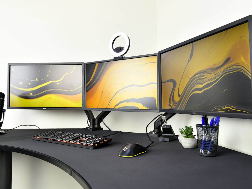 AROZZI herní stůl ARENA ANGELO Gun Metal/ rohový/ kovově šedý