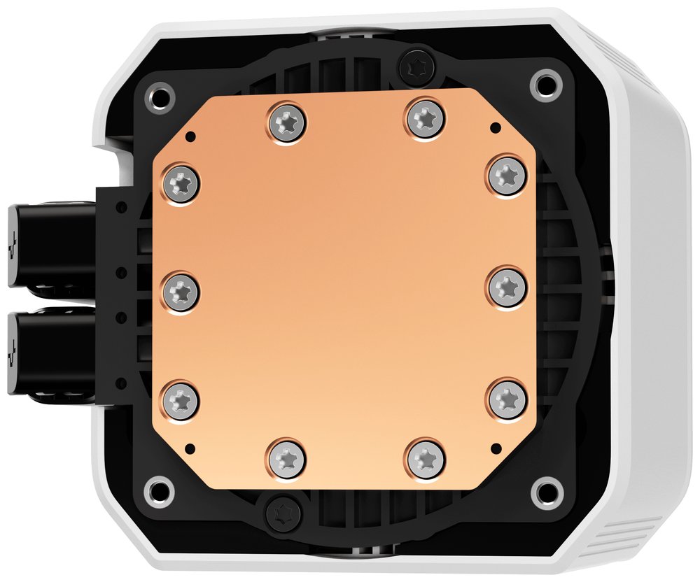 DEEPCOOL vodní chladič MYSTIQUE 360 ARGB / 3x120mm ARGB fan / dig. displej / Intel i AMD / bílý