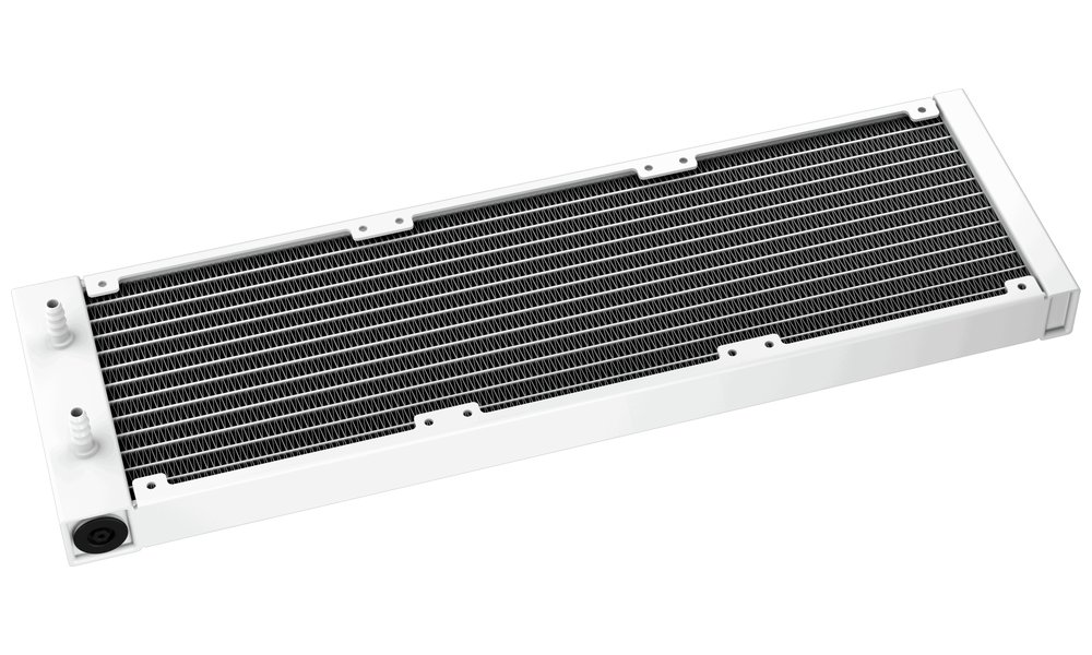 DEEPCOOL vodní chladič MYSTIQUE 360 ARGB / 3x120mm ARGB fan / dig. displej / Intel i AMD / bílý