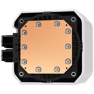 DEEPCOOL vodní chladič MYSTIQUE 360 ARGB / 3x120mm ARGB fan / dig. displej / Intel i AMD / bílý