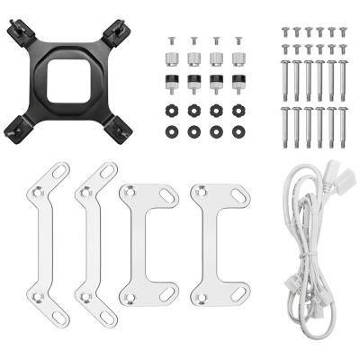 DEEPCOOL vodní chladič MYSTIQUE 360 ARGB / 3x120mm ARGB fan / dig. displej / Intel i AMD / bílý