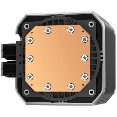 DEEPCOOL vodní chladič MYSTIQUE 360 ARGB / 3x120mm ARGB fan / dig. displej / Intel i AMD / černý