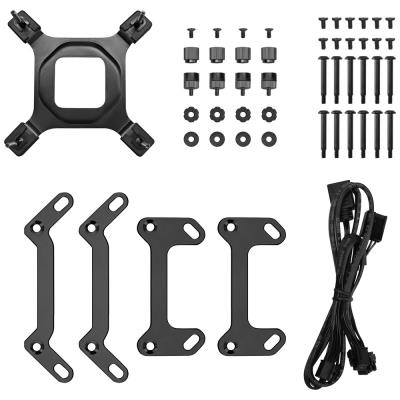 DEEPCOOL vodní chladič MYSTIQUE 360 ARGB / 3x120mm ARGB fan / dig. displej / Intel i AMD / černý