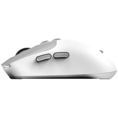 GENIUS NX-8080S BT Grey White/ duální Bluetooth + 2,4GHz/ 1600 dpi/ bezdrátová/ Copilot/ tichá/ 7tlačítková/ bílošedá