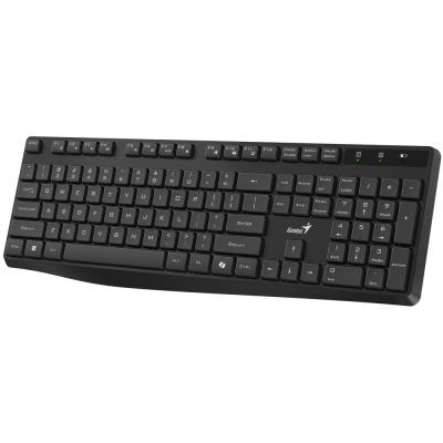 GENIUS KB-7200/ bezdrátová 2,4GHz/ Copilot/ mini receiver/ USB/ černá/ CZ+SK layout