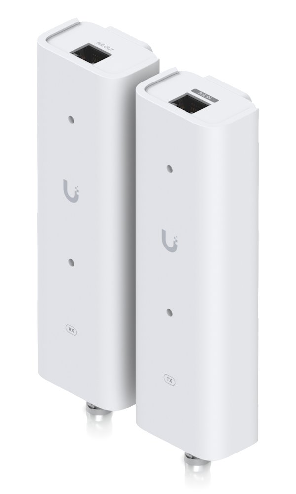 Ubiquiti PoE Over 2-Wire Retrofit Extender - Sada PoE extenderů pro koaxiální kabel nebo kroucenou dvojlinku, PoE+/PoE++