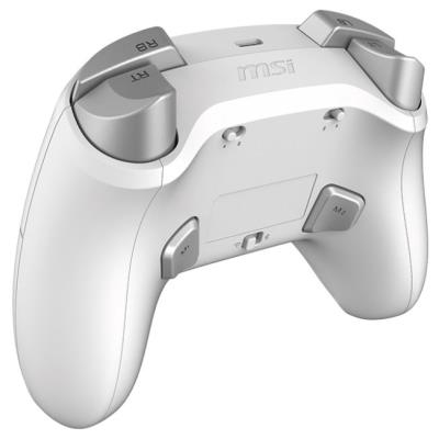 MSI gamepad FORCE GC300 Wireless White/ bezdrátový/ 2,4GHz/ Bluetooth/ USB-C/ pro PC, Android/ bílý