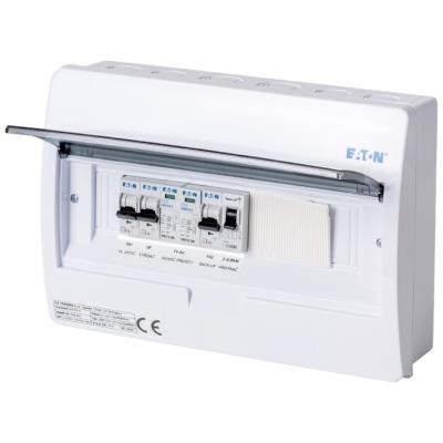 Solarmi ACZ1 osazený rozvaděč pro fotovoltaiku, jističe, chránič, 3,7kW 1f, backup