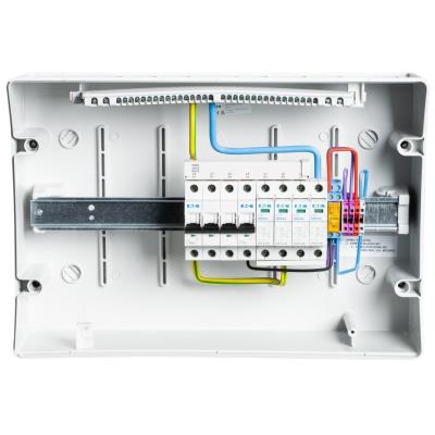 Solarmi AC40N0 osazený rozvaděč pro fotovoltaiku, jističe, chránič, N0, 3f, 40A